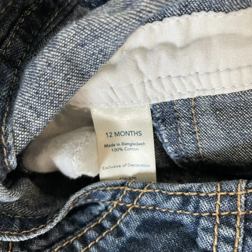 Oshkosh Denim Heart Overalls